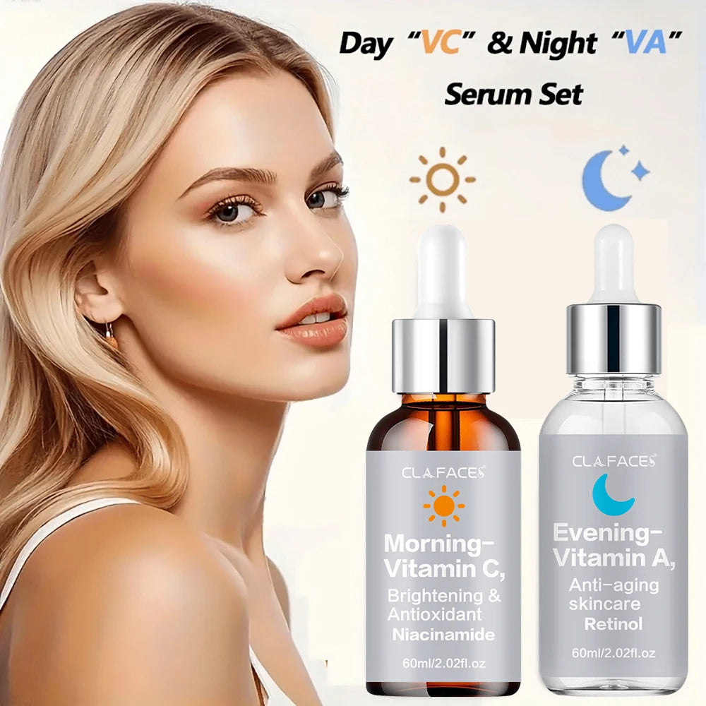 Vitamin C & Retinol Brightening and Hydrating Essence, Lightens Spots and