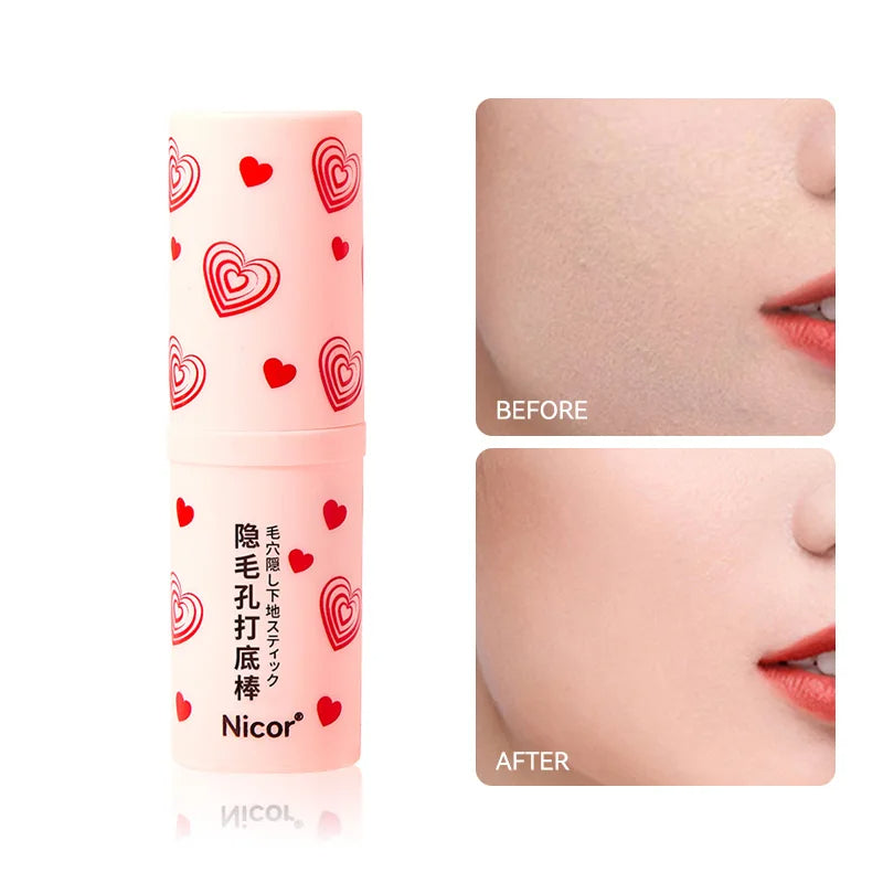 Pre-makeup isolation base stick, less prone to powder sticking, natural makeup