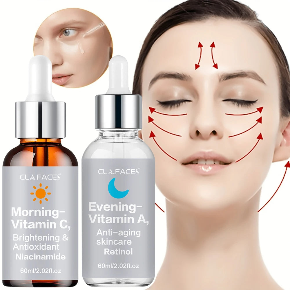 Vitamin C & Retinol Brightening and Hydrating Essence, Lightens Spots and