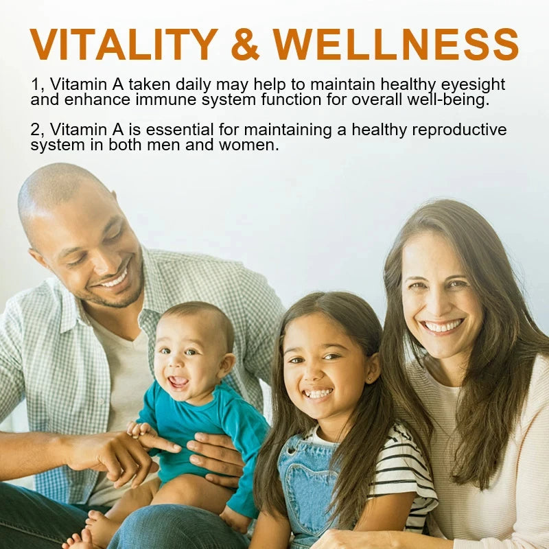 ByurWill Eyes Vitamin A Supplement , 7500mcg, Improve Vision, Resist Fatigue