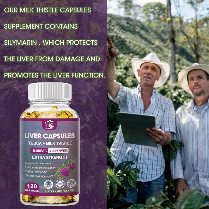 Fatty Liver Cleanse & Liver Detox Supplement - With Artichoke, Milk Thistle &