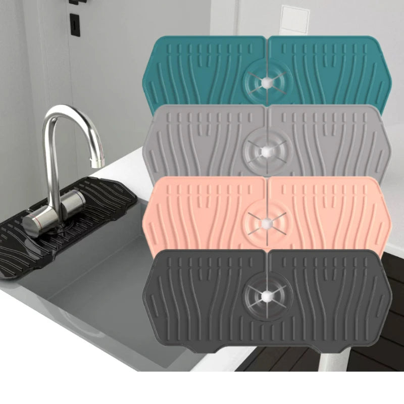 Food Grade Silicone Faucet Splashproof Water Pad Absorbent Pad Sink