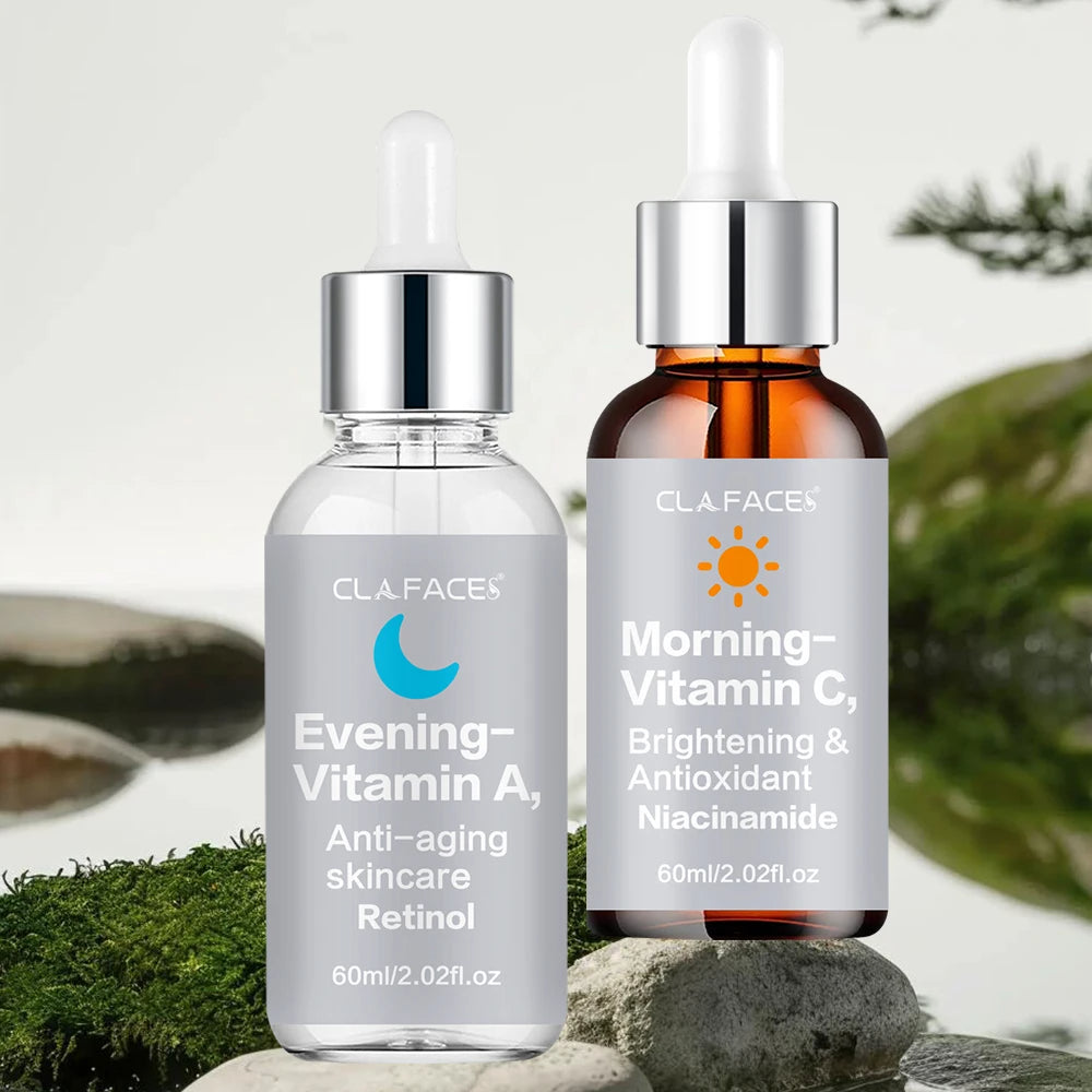 Vitamin C & Retinol Brightening and Hydrating Essence, Lightens Spots and