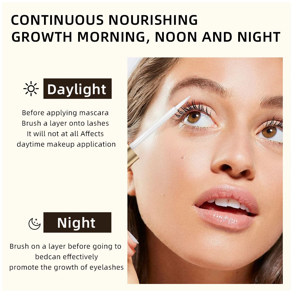 Natural Eyelash Growth Serum 15 Days Fast Eyelashes Enhancer Longer