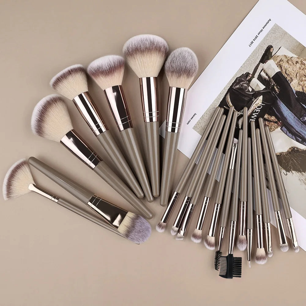 3-20PCS Makeup Brushes Set Foundation Highlighter Eyeshadow Blush