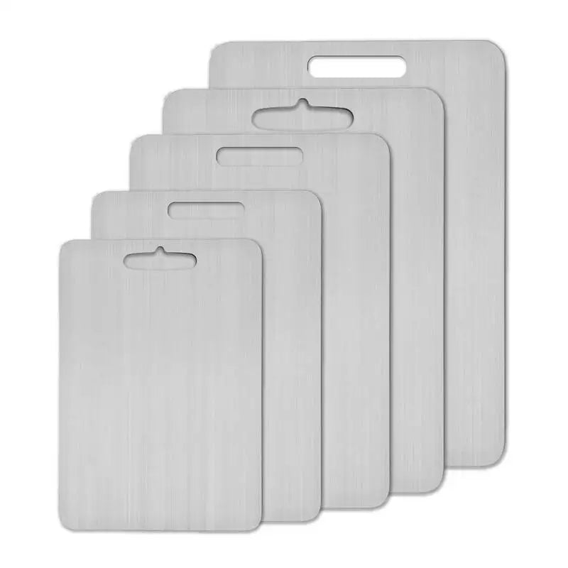 Titanium Cutting Boards for Kitchen Stainless Board 304 Steel Thickened