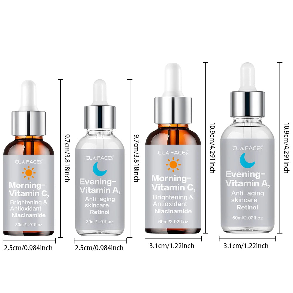 Vitamin C & Retinol Brightening and Hydrating Essence, Lightens Spots and