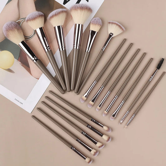 3-20PCS Makeup Brushes Set Foundation Highlighter Eyeshadow Blush