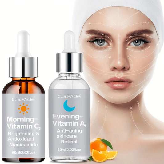 Vitamin C & Retinol Brightening and Hydrating Essence, Lightens Spots and