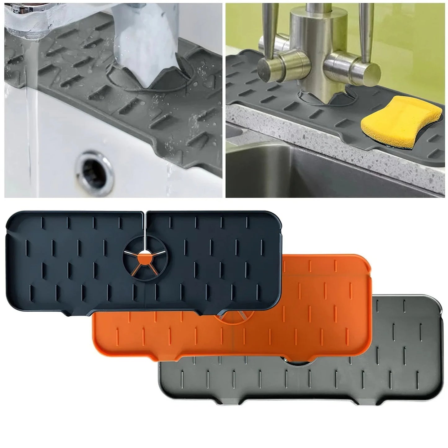 Food Grade Silicone Faucet Splashproof Water Pad Absorbent Pad Sink