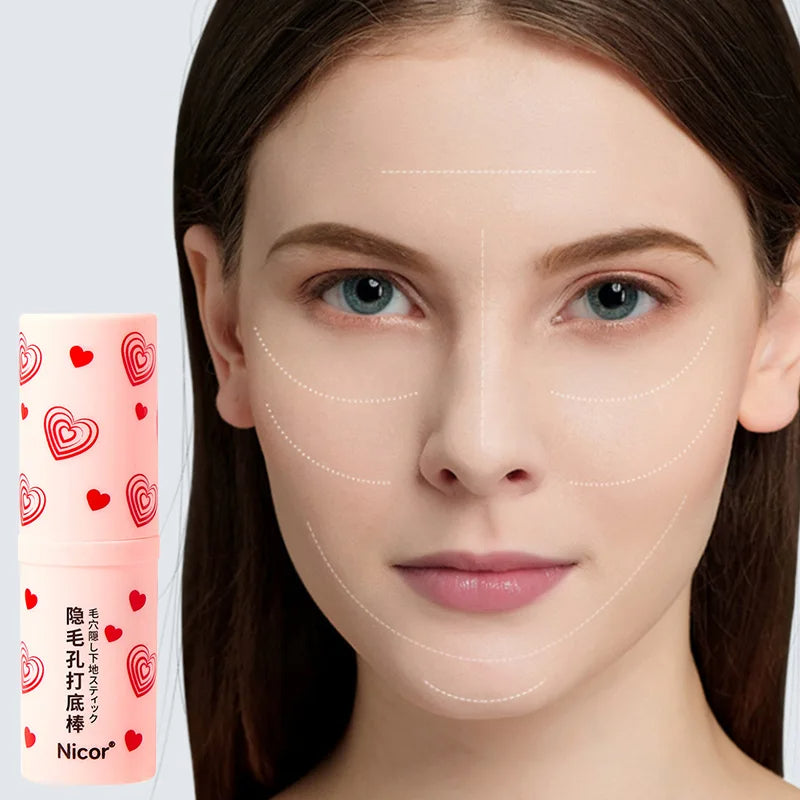 Pre-makeup isolation base stick, less prone to powder sticking, natural makeup