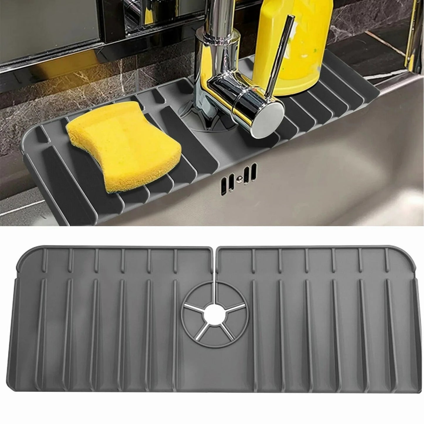 Food Grade Silicone Faucet Splashproof Water Pad Absorbent Pad Sink