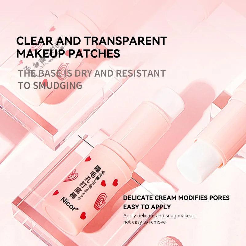 Pre-makeup isolation base stick, less prone to powder sticking, natural makeup