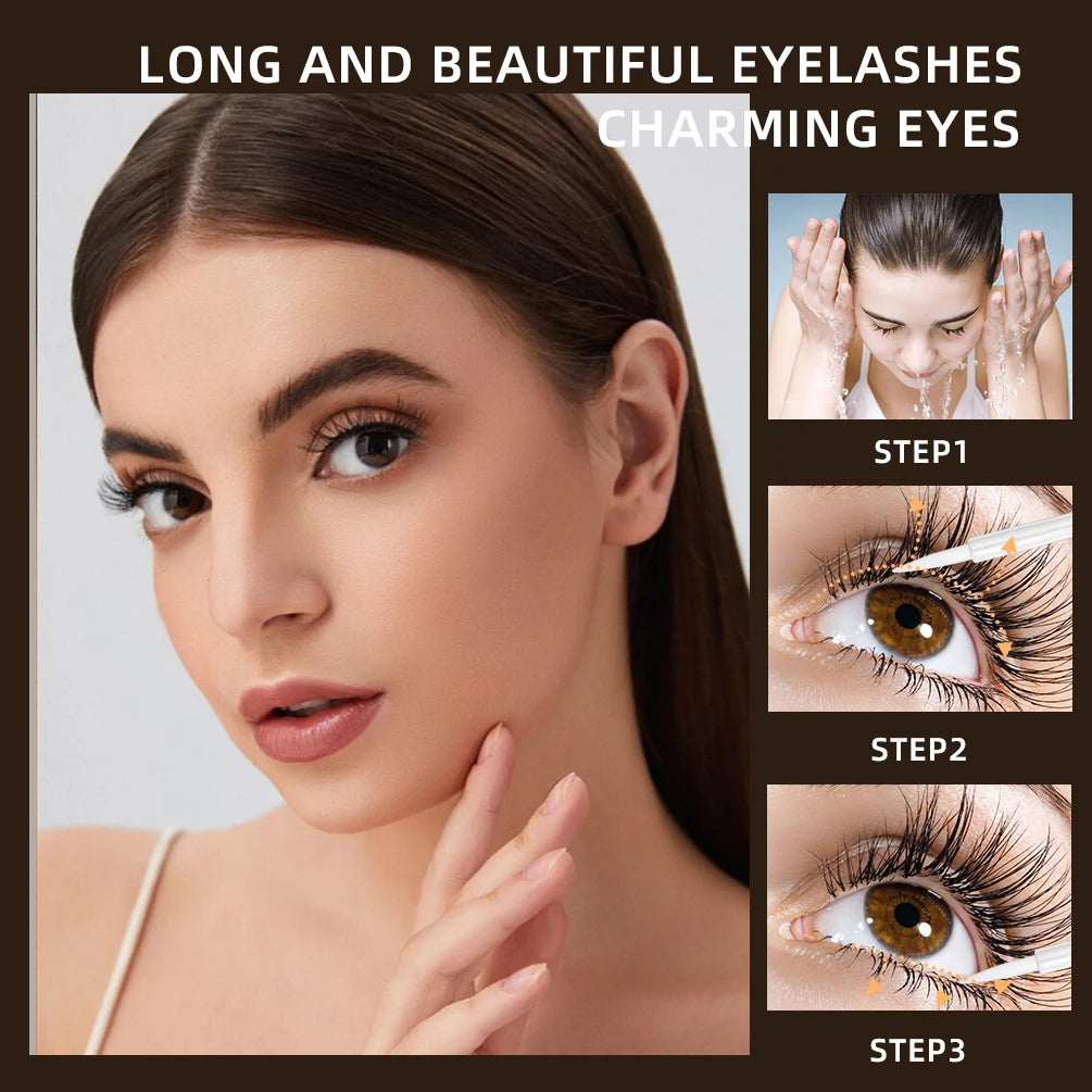 Natural Eyelash Growth Serum 15 Days Fast Eyelashes Enhancer Longer