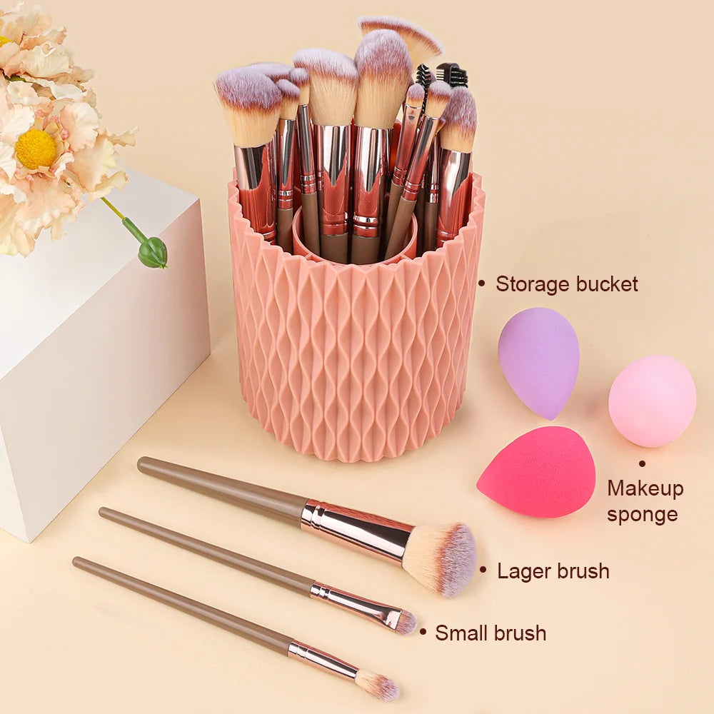 3-20PCS Makeup Brushes Set Foundation Highlighter Eyeshadow Blush
